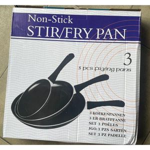 3pcs Non Stick Frying Pan Cookware Set