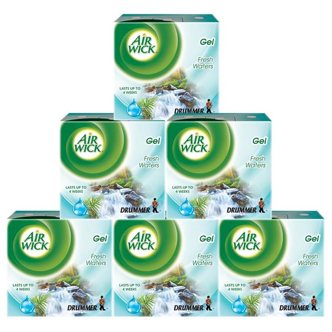Airwick Drummer Gel Air Freshener - Pack Of 6