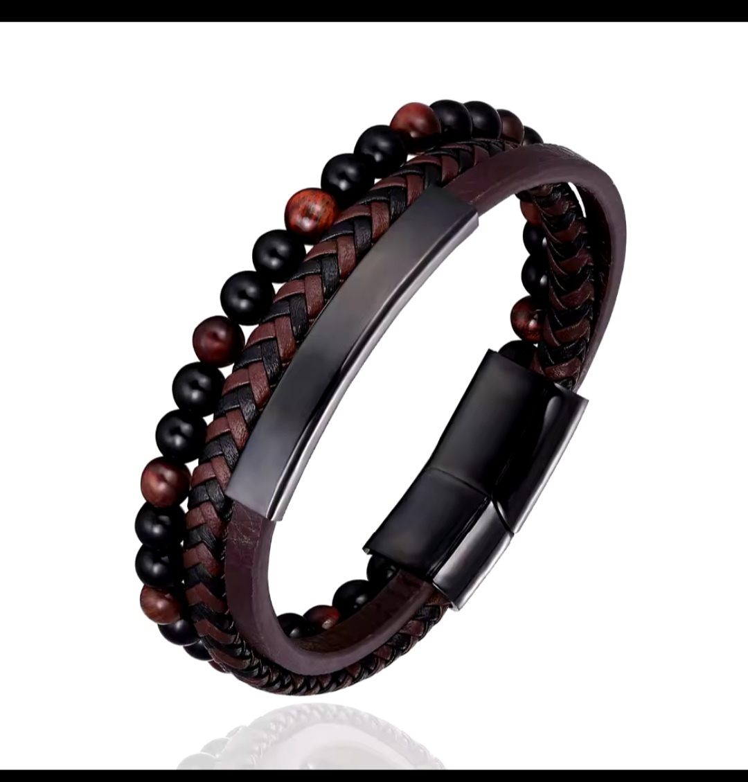Men leather bracelet