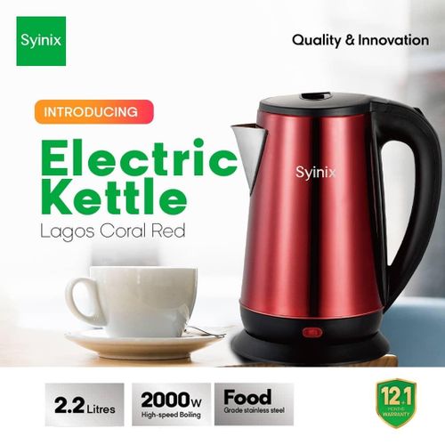 Synix Syinix Electric Kettle 2.2L NO COVER