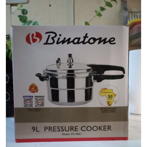 Binatone 9L Pressure Cooker Family Size (PC-9001)