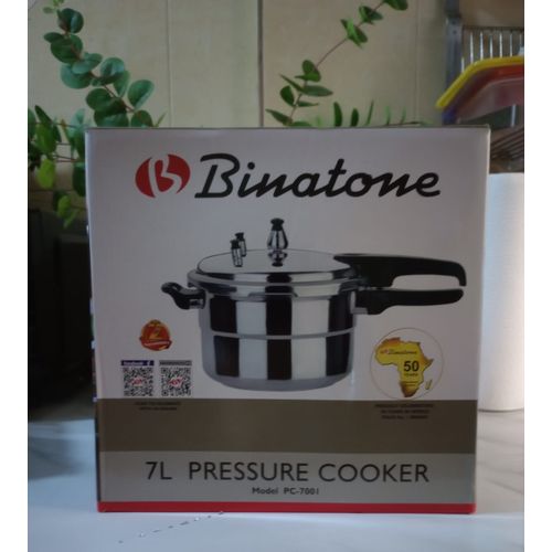 Binatone 7L Pressure Cooker Home Size (PC-7001)