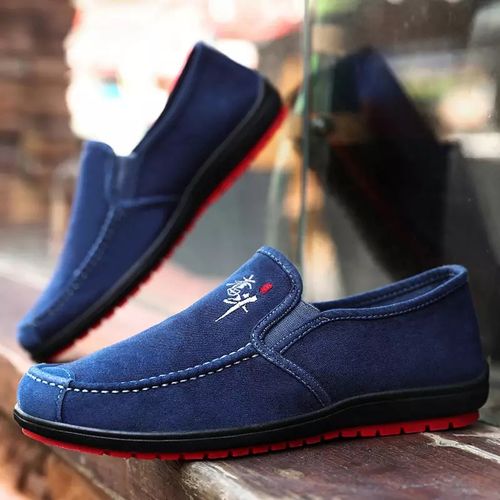 Quality Blue Canvas Sneakers For Men 44